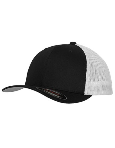 FLE-6511T-Flexfit Mesh Trucker 2-Tone Cap